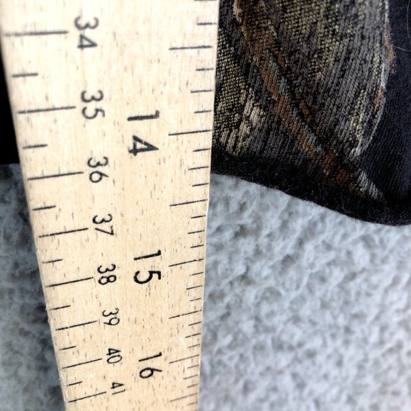 Ed Hardy Crop Top T Shirt Vintage Y2K Christian Audigier Eagle Made In USA Sz M - Picture 4 of 5